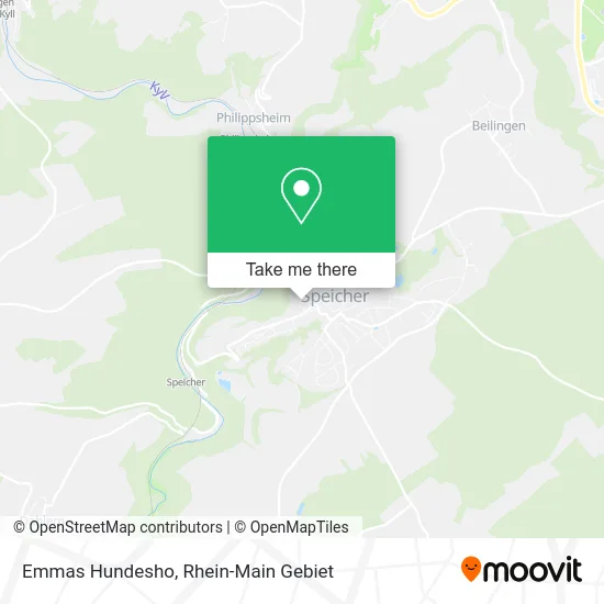 Карта Emmas Hundesho