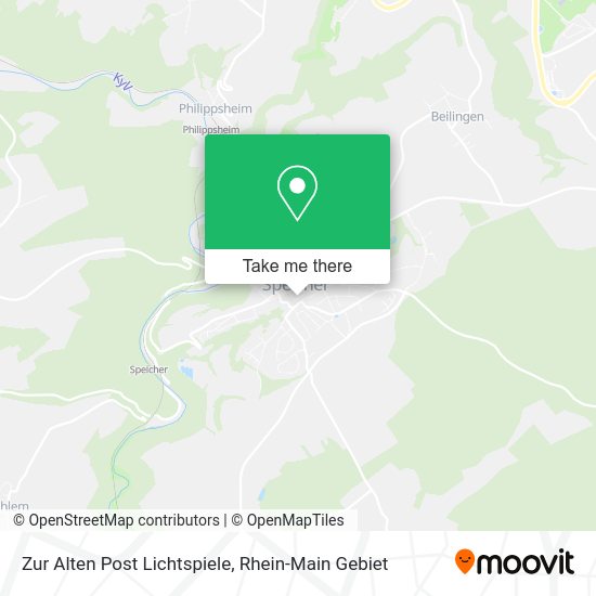 Карта Zur Alten Post Lichtspiele