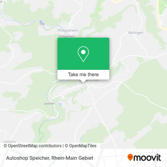 Карта Autoshop Speicher