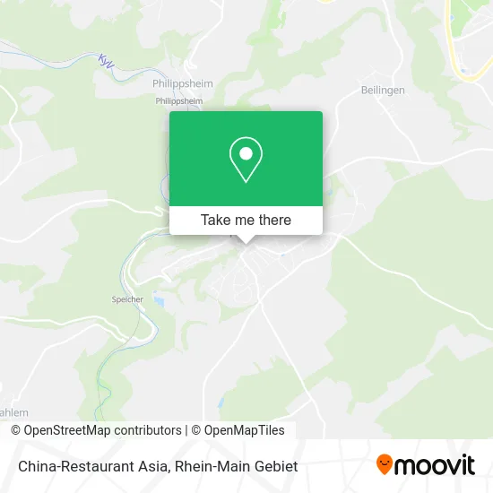 Карта China-Restaurant Asia