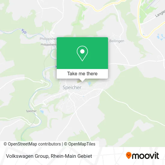 Карта Volkswagen Group