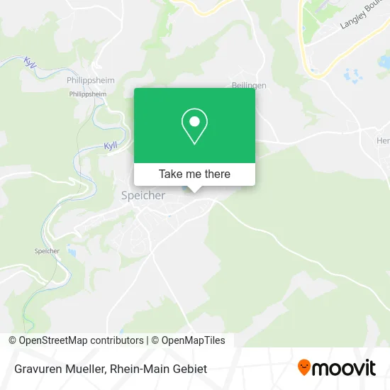 Карта Gravuren Mueller