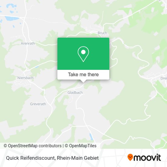 Карта Quick Reifendiscount