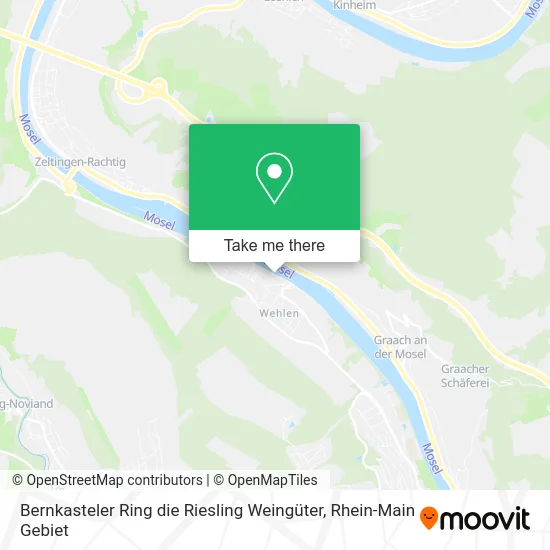 Карта Bernkasteler Ring die Riesling Weingüter