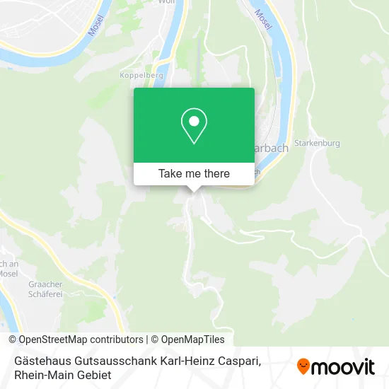Карта Gästehaus Gutsausschank Karl-Heinz Caspari