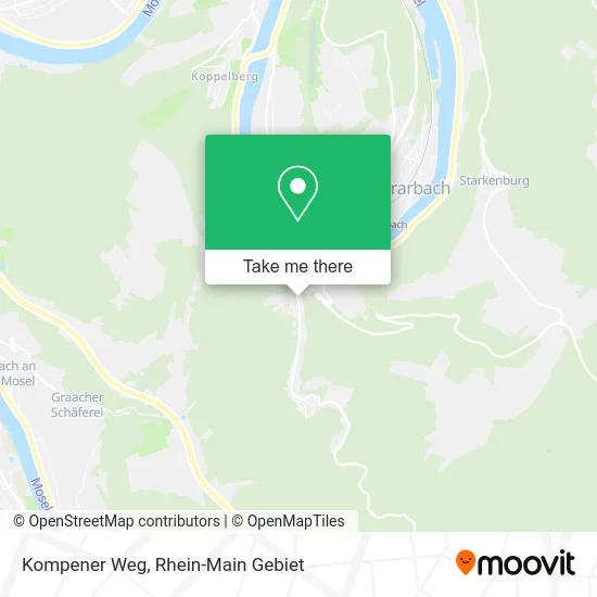 Карта Kompener Weg