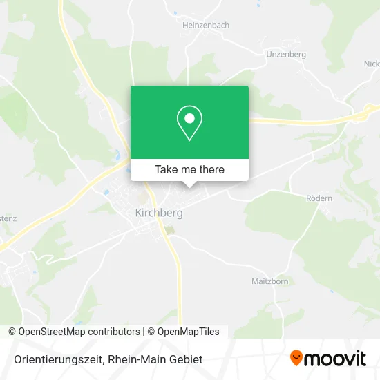 Карта Orientierungszeit