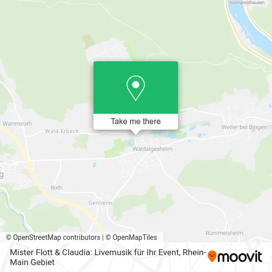 Карта Mister Flott & Claudia: Livemusik für Ihr Event