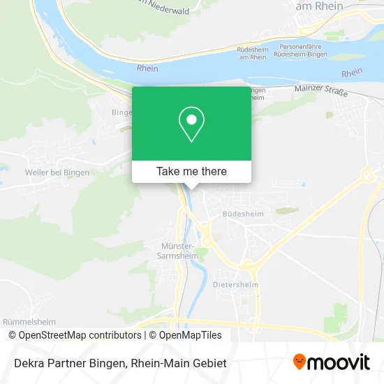 Dekra Partner Bingen map