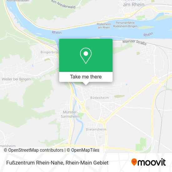 Карта Fußzentrum Rhein-Nahe