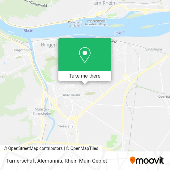Карта Turnerschaft Alemannia