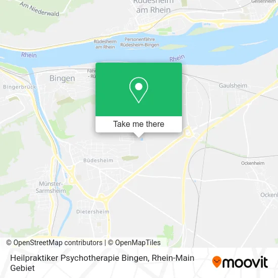 Карта Heilpraktiker Psychotherapie Bingen