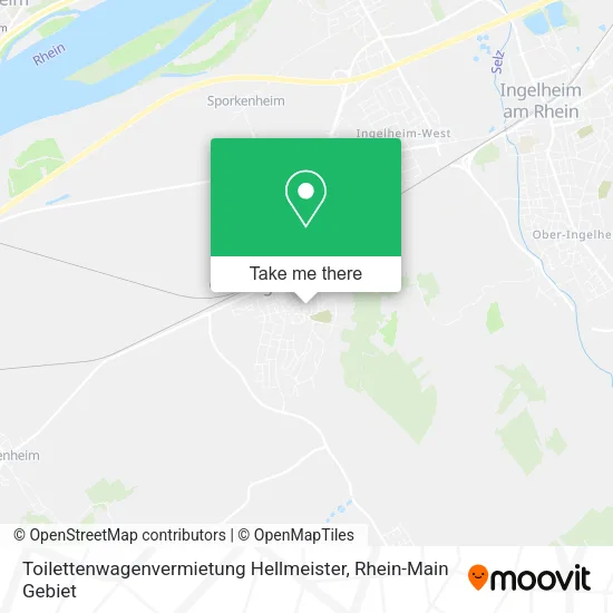 Карта Toilettenwagenvermietung Hellmeister