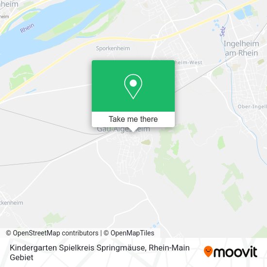 Карта Kindergarten Spielkreis Springmäuse