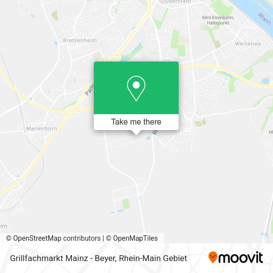 Карта Grillfachmarkt Mainz - Beyer