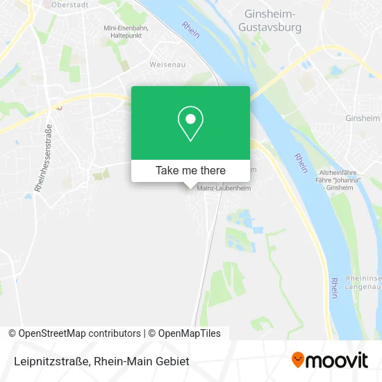 Карта Leipnitzstraße