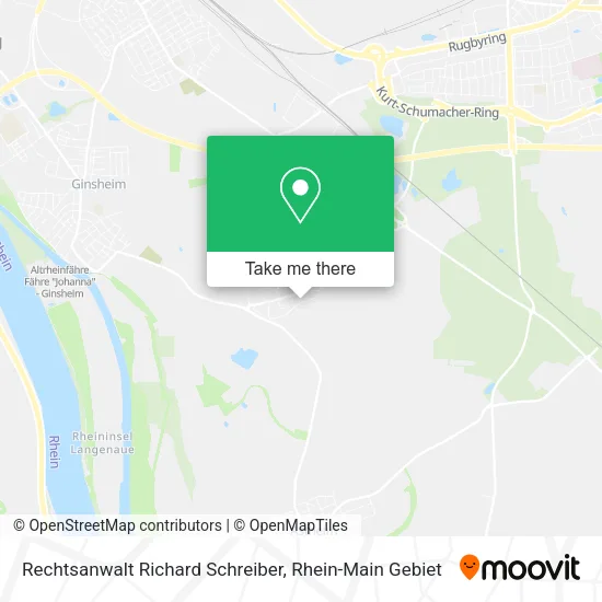 Карта Rechtsanwalt Richard Schreiber