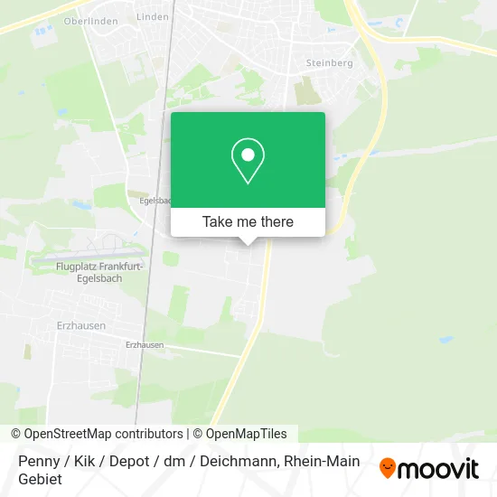 Penny / Kik / Depot / dm / Deichmann map