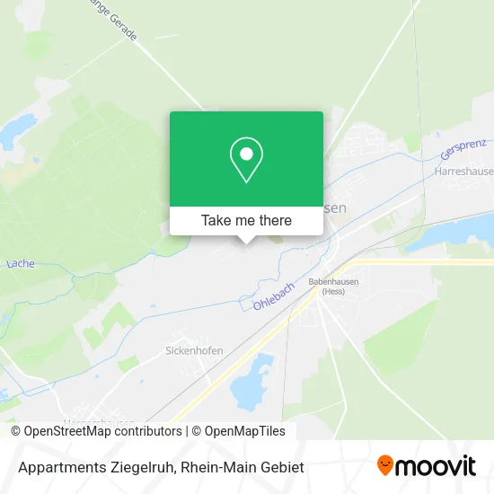 Карта Appartments Ziegelruh