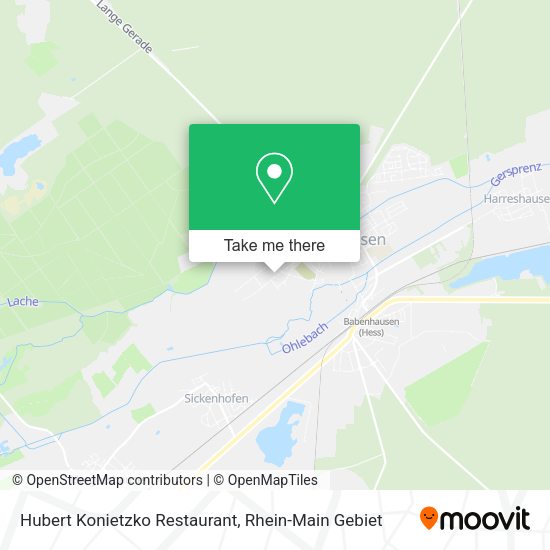 Карта Hubert Konietzko Restaurant
