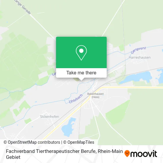 Карта Fachverband Tiertherapeutischer Berufe