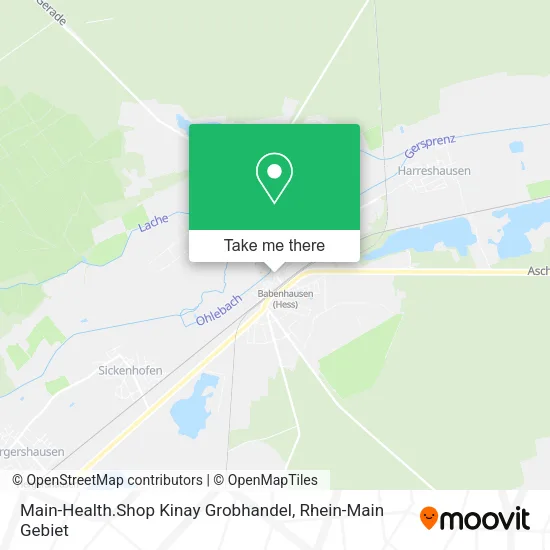 Карта Main-Health.Shop Kinay Grobhandel