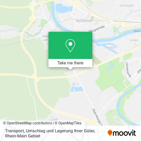 Карта Transport, Umschlag und Lagerung Ihrer Güter