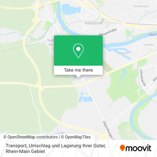 Карта Transport, Umschlag und Lagerung Ihrer Güter