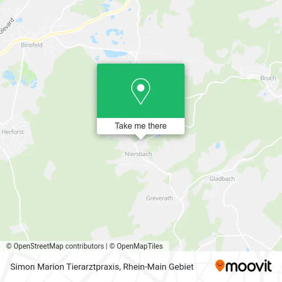 Карта Simon Marion Tierarztpraxis