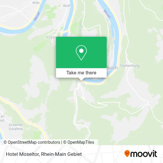Hotel Moseltor map