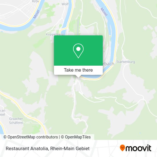 Карта Restaurant Anatolia