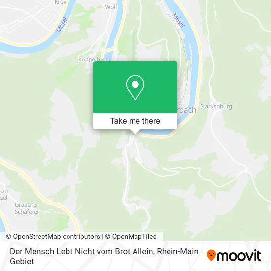 Карта Der Mensch Lebt Nicht vom Brot Allein