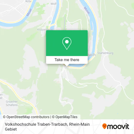 Карта Volkshochschule Traben-Trarbach