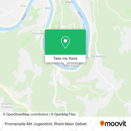 Карта Promenade Mit Jugendstil