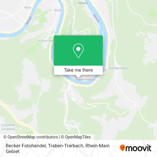 Карта Becker Fotohandel, Traben-Trarbach