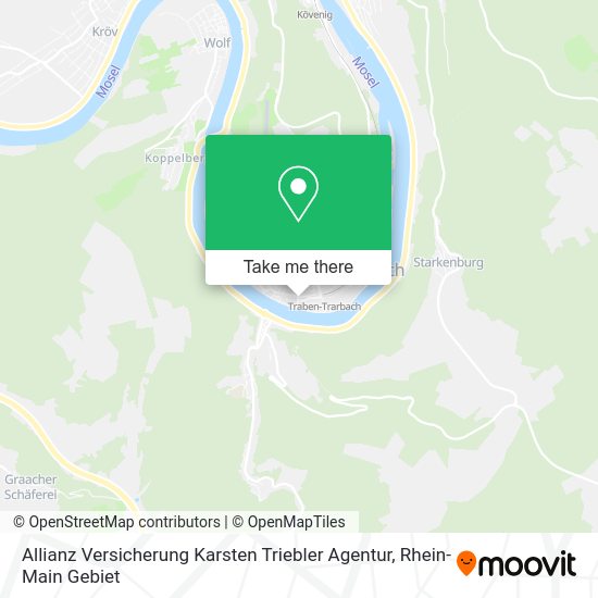 Карта Allianz Versicherung Karsten Triebler Agentur
