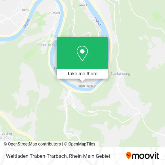 Карта Weltladen Traben-Trarbach