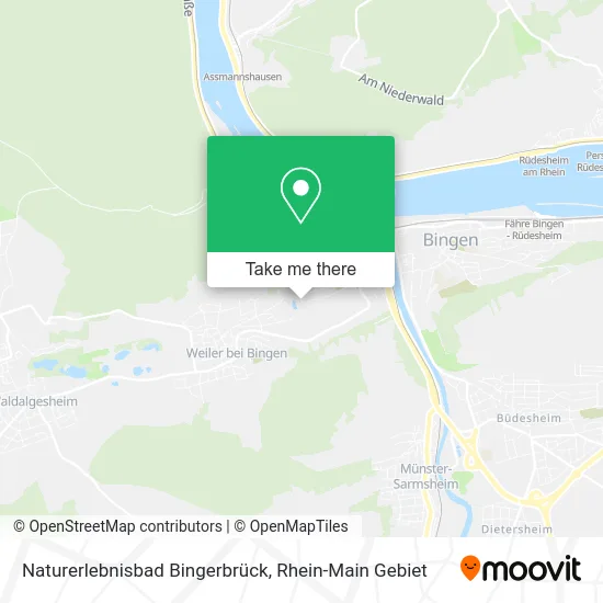 Карта Naturerlebnisbad Bingerbrück