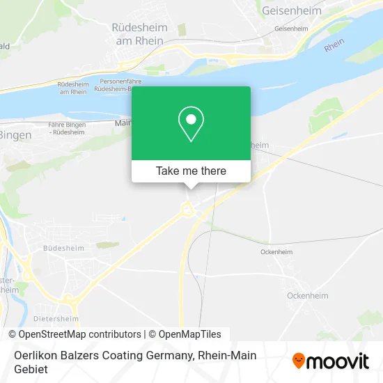 Карта Oerlikon Balzers Coating Germany