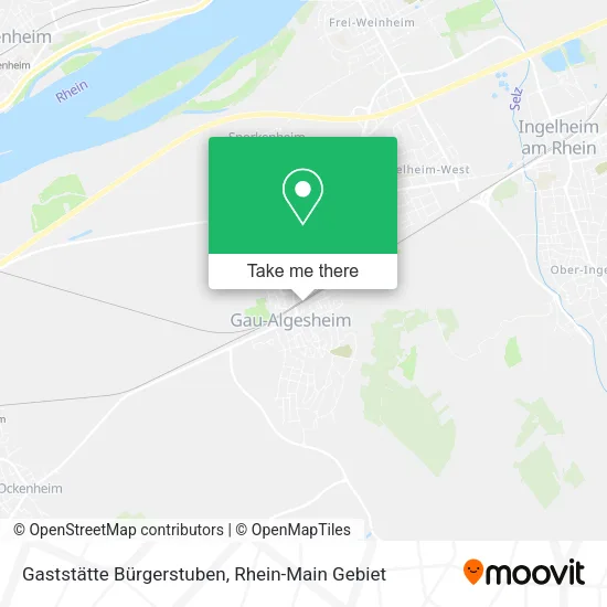 Карта Gaststätte Bürgerstuben