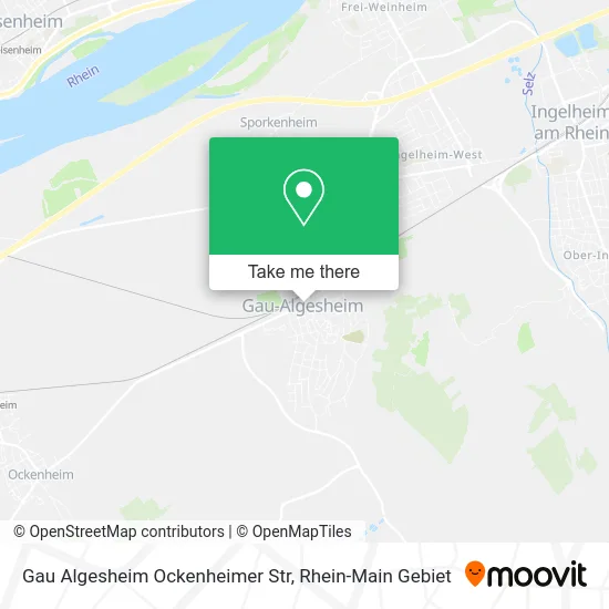 Карта Gau Algesheim Ockenheimer Str