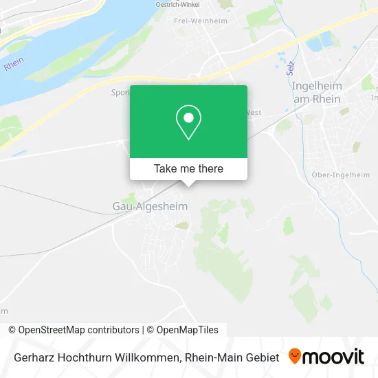 Карта Gerharz Hochthurn Willkommen