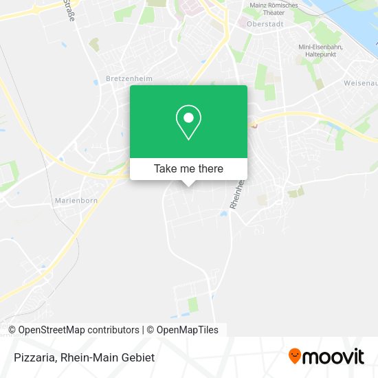 Карта Pizzaria