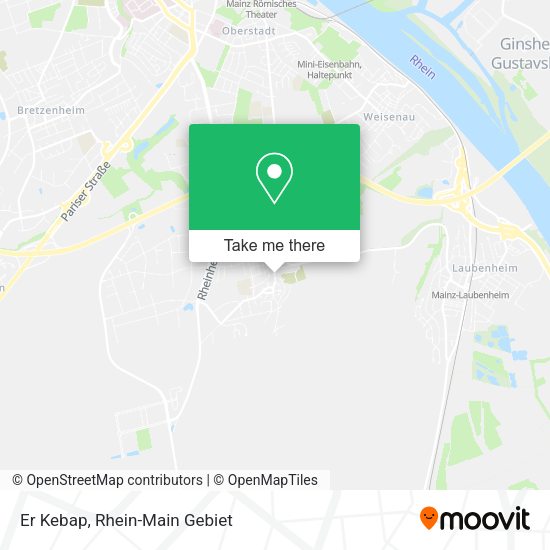 Карта Er Kebap