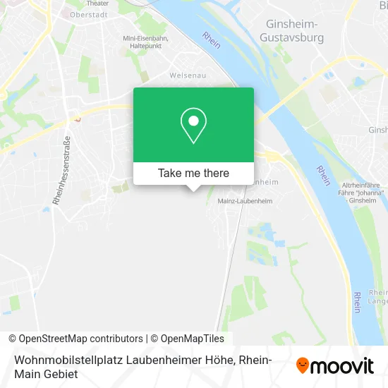 Карта Wohnmobilstellplatz Laubenheimer Höhe