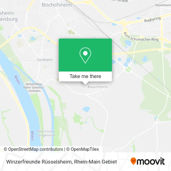Карта Winzerfreunde Rüsselsheim