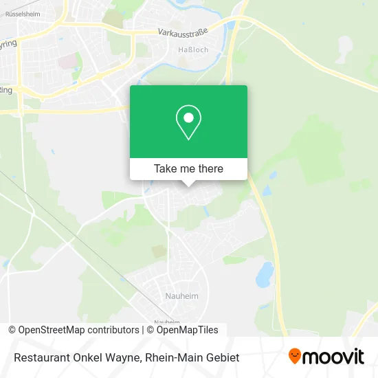 Карта Restaurant Onkel Wayne