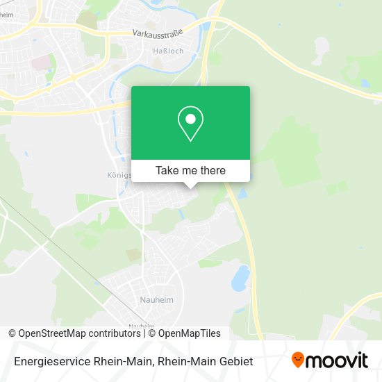 Карта Energieservice Rhein-Main