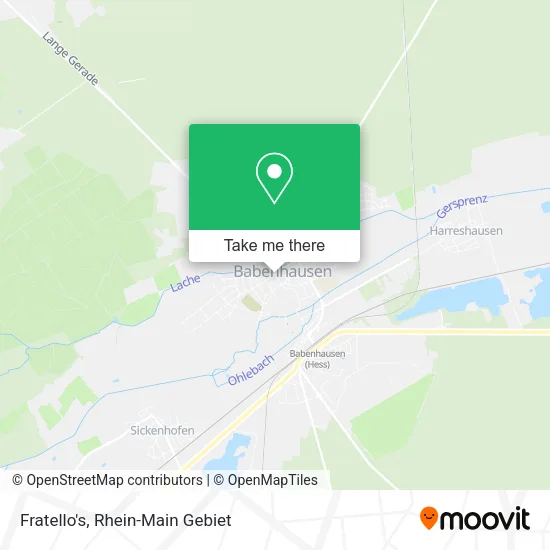 Карта Fratello's