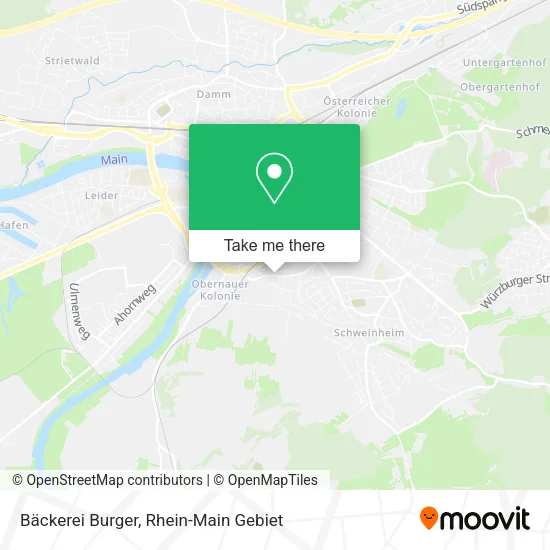 Карта Bäckerei Burger